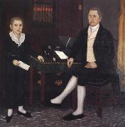Brewster john James Prince and Son William Henry USA oil painting artist